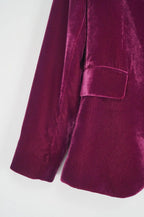 Americana terciopelo fucsia