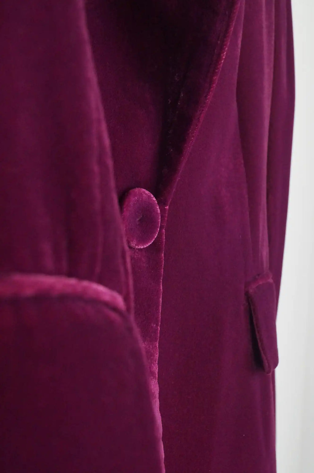 Americana terciopelo fucsia