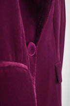 Americana terciopelo fucsia