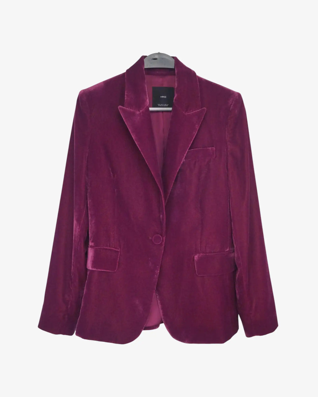 Americana terciopelo fucsia