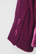 Americana terciopelo fucsia
