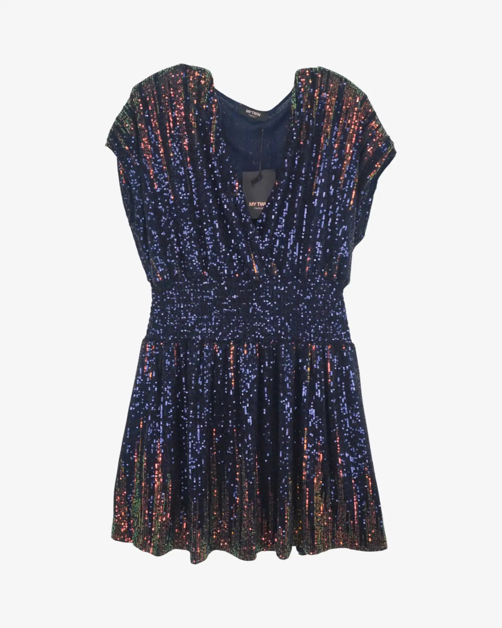 Vestido corto lentejuelas