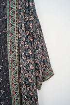 Kimono largo floreado