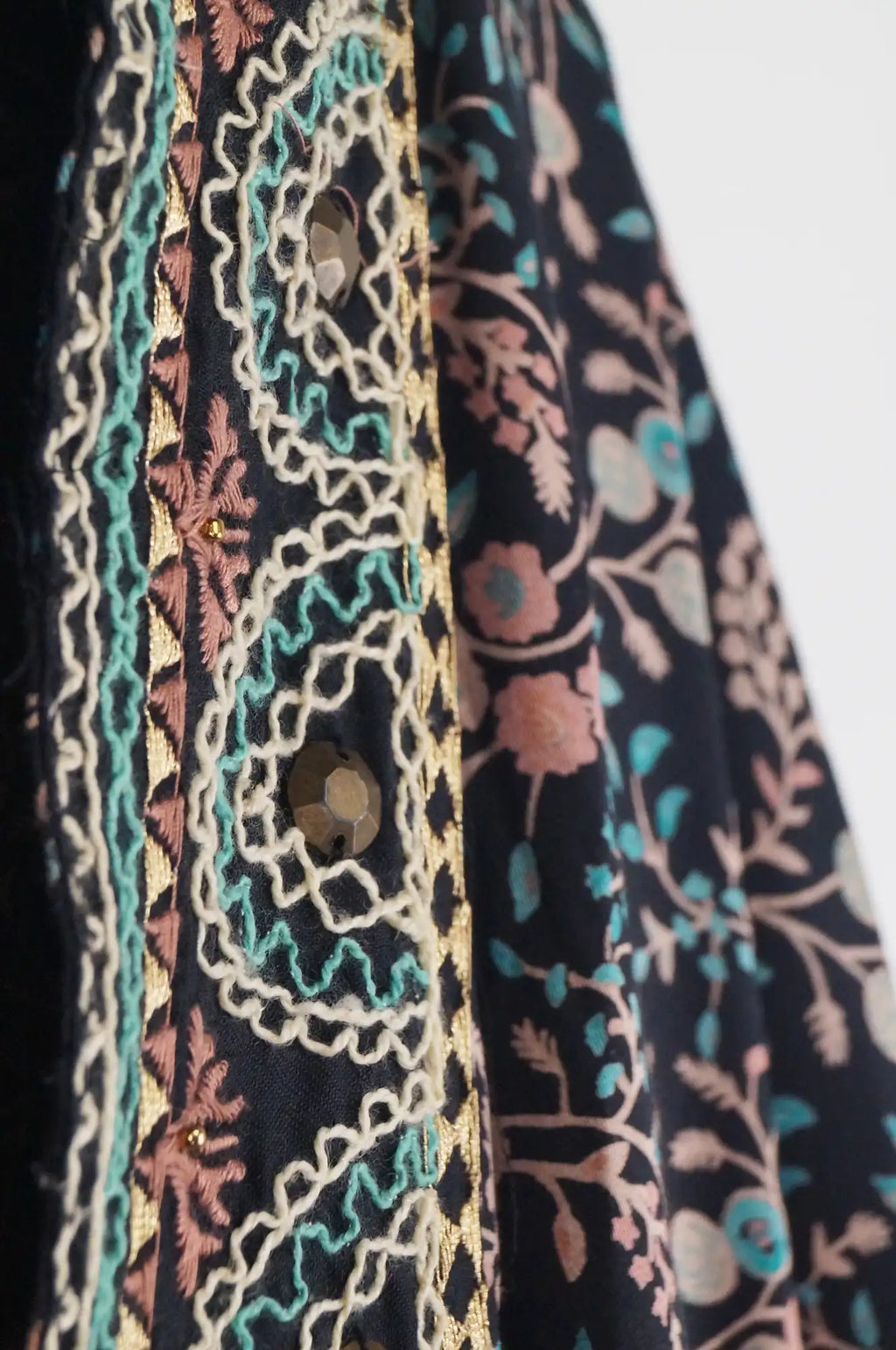 Kimono largo floreado