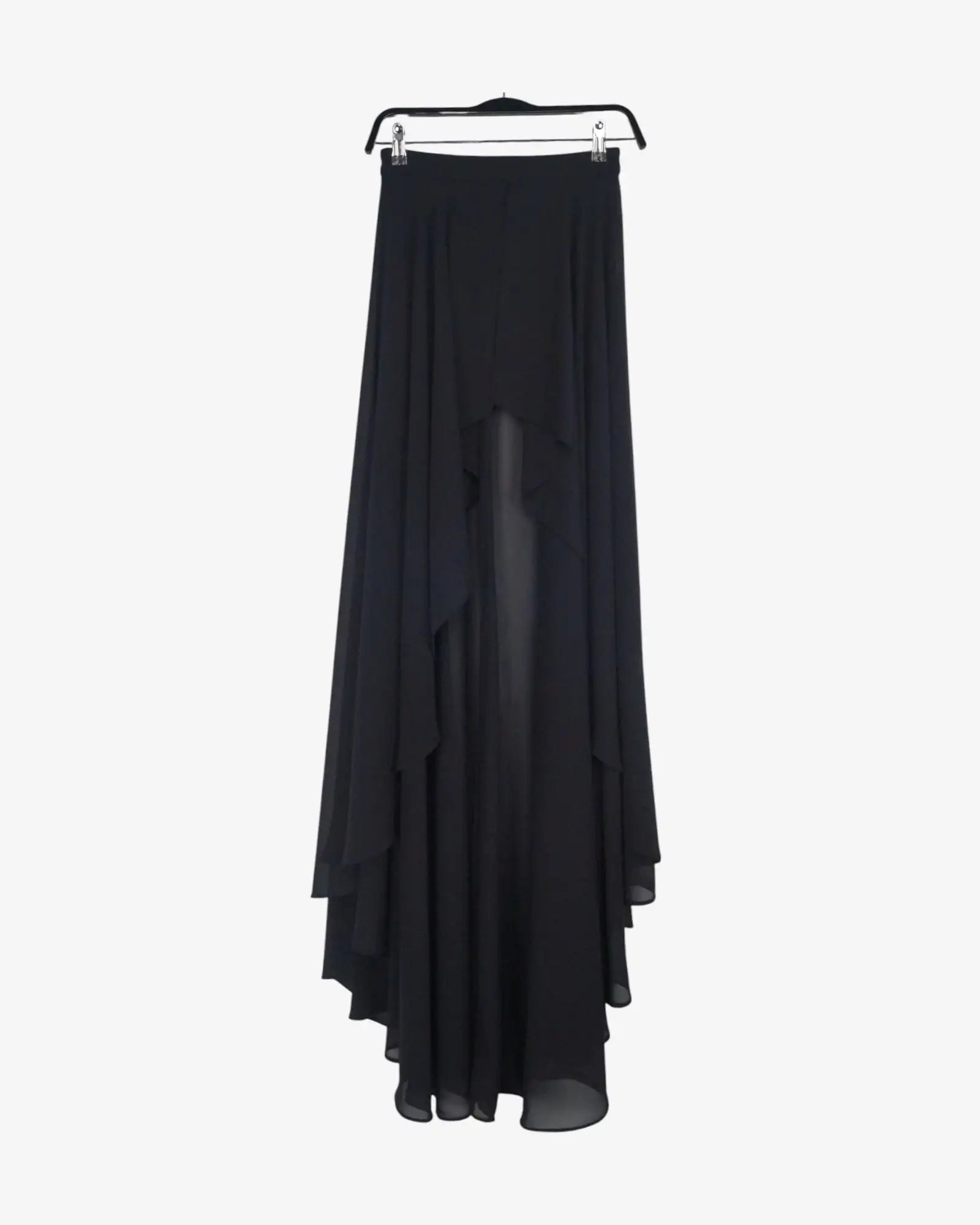 Vestido lentejuelas con faldón