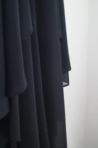 Vestido lentejuelas con faldón