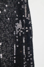 Vestido lentejuelas borlas