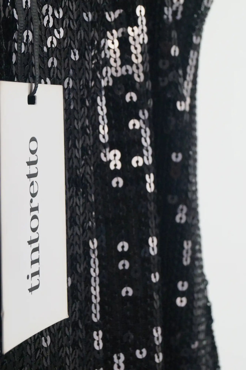 Vestido lentejuelas borlas