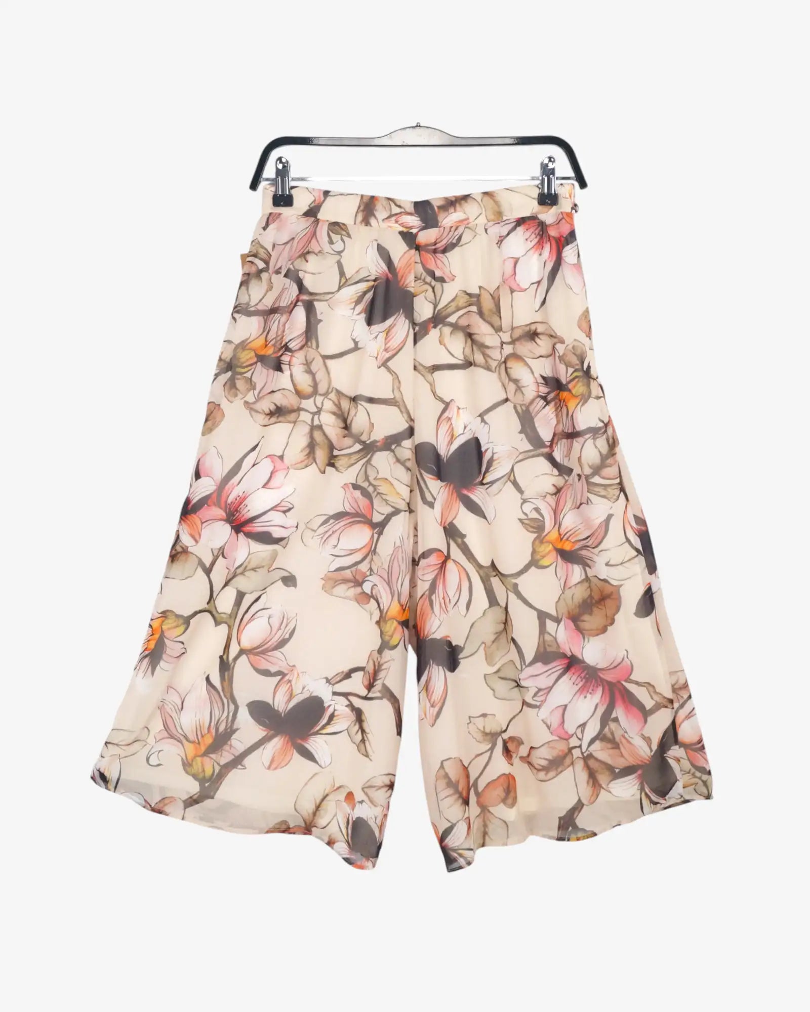 Pantalón midi de gasa