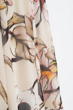 Pantalón midi de gasa