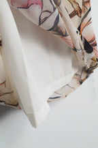Pantalón midi de gasa