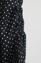 Vestido largo lunares