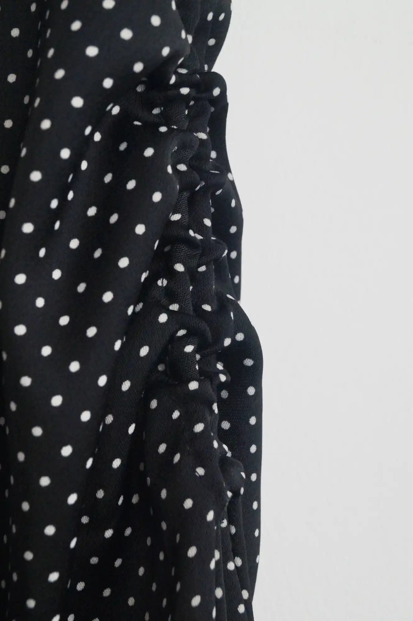 Vestido largo lunares