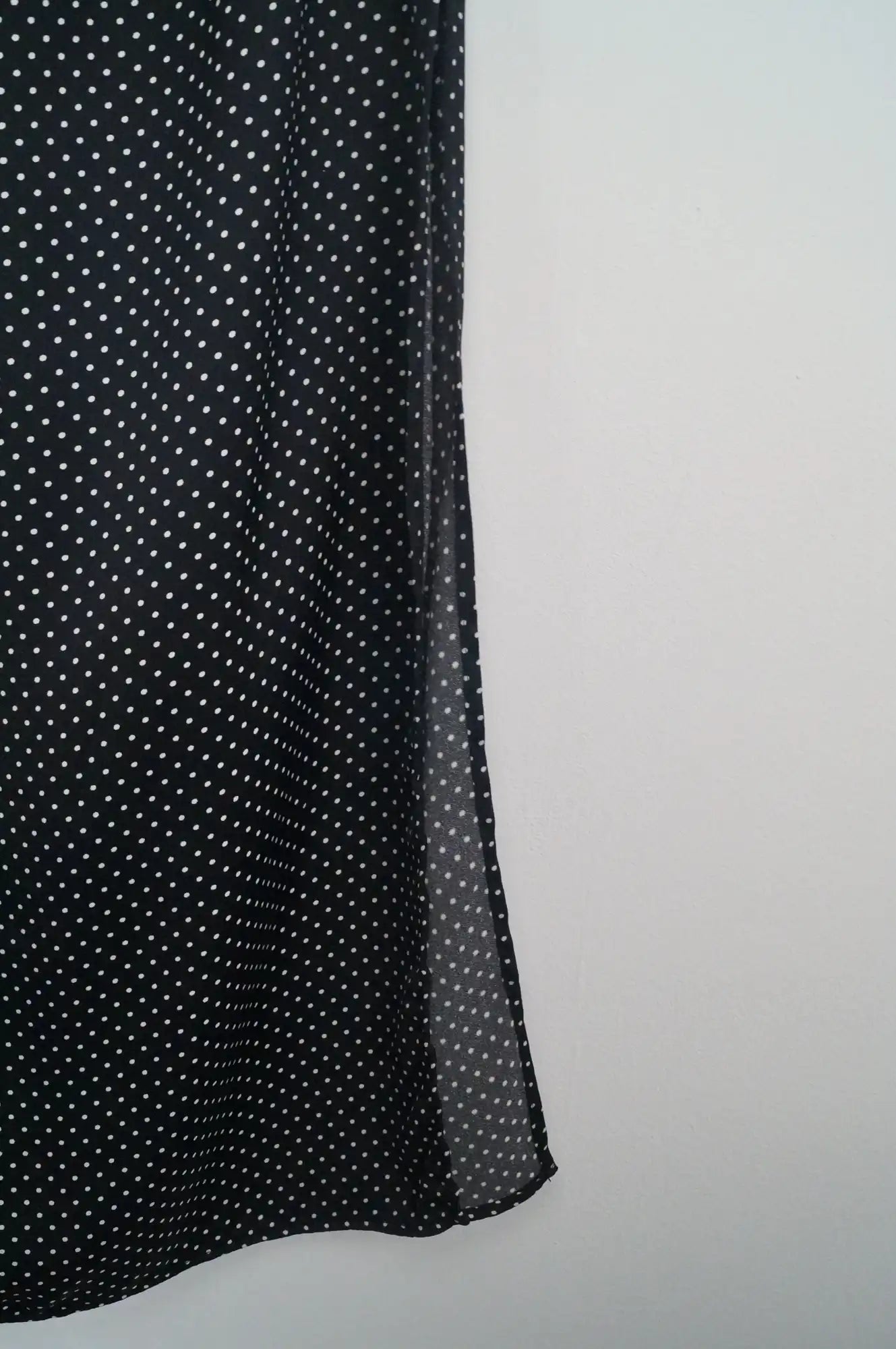 Vestido largo lunares
