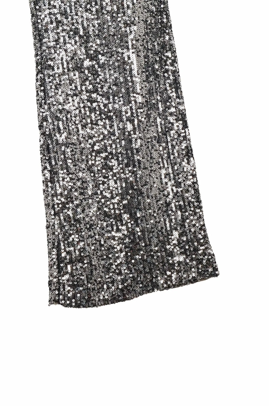 Pantalón lentejuelas plateado