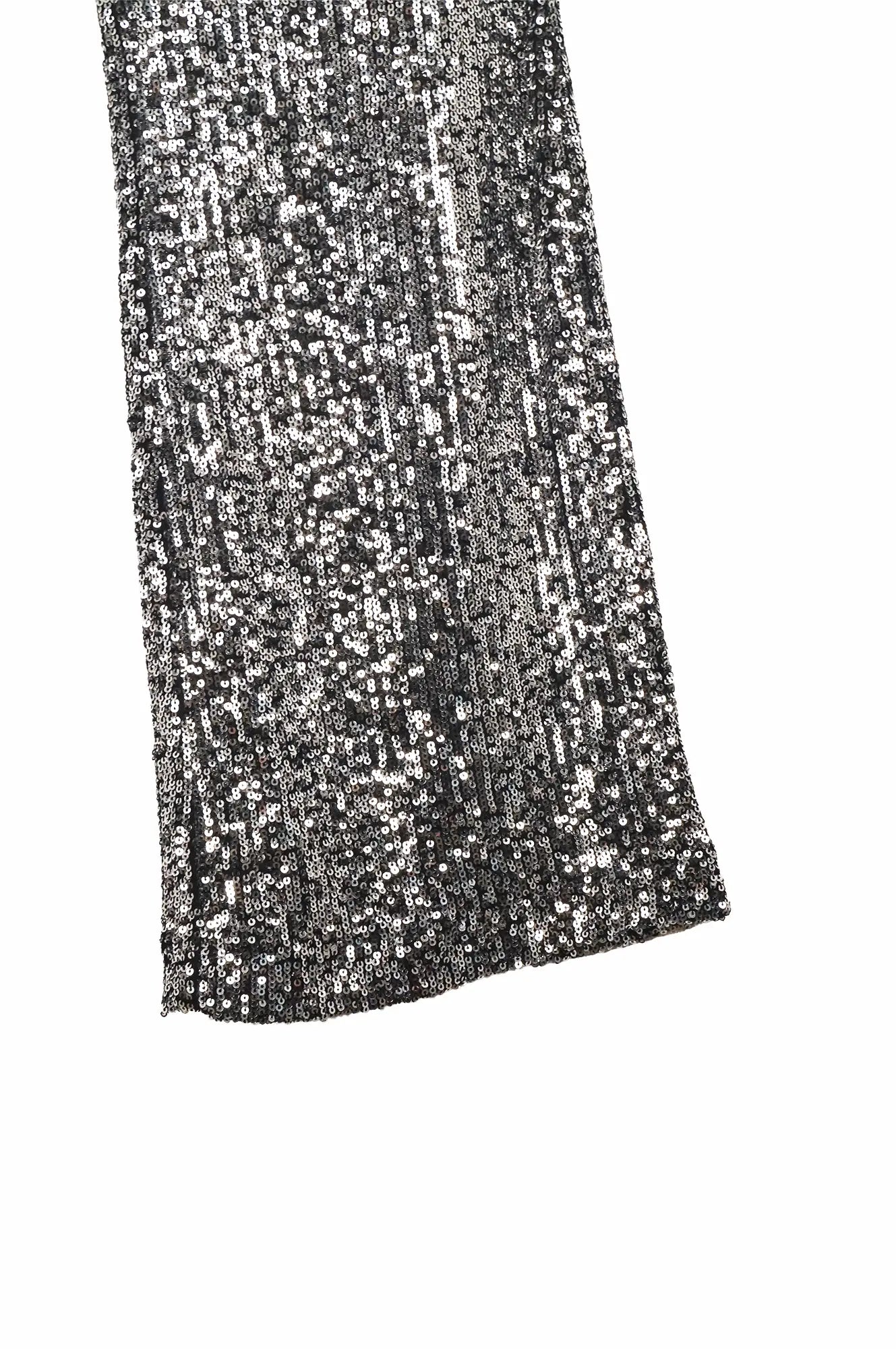 Pantalón lentejuelas plateado