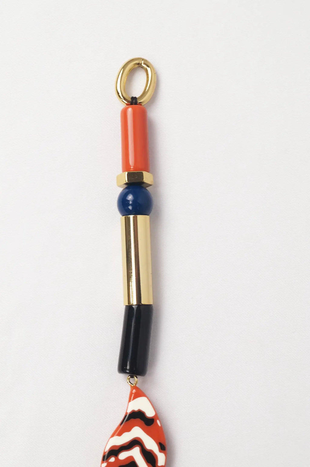 Collar resina flores