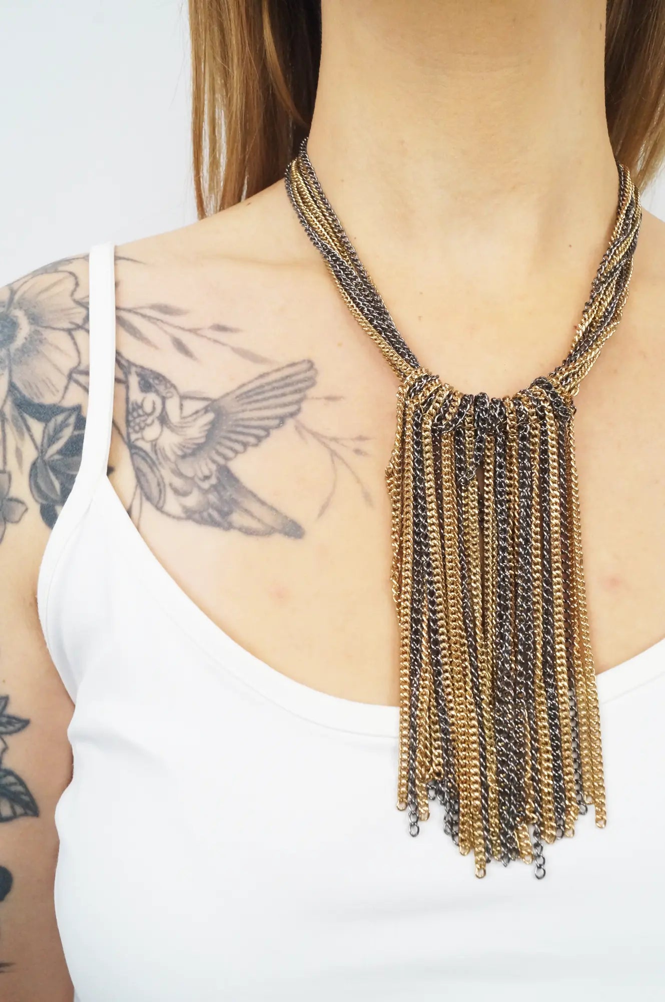 Collar combinado cadenas