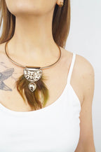 Collar dorado gargantilla