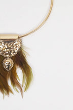 Collar dorado gargantilla