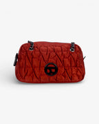 Bolso de hombro satinado