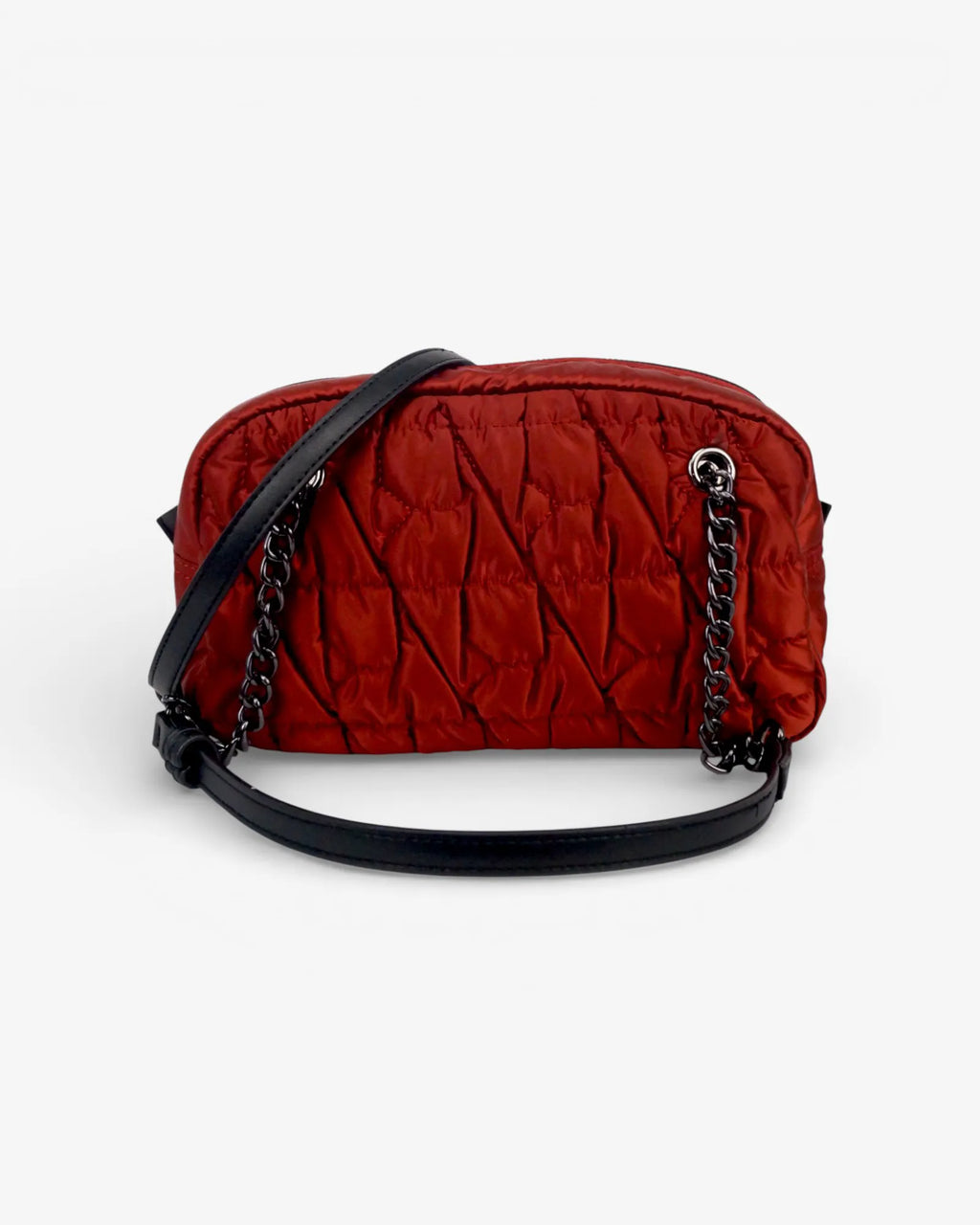 Bolso de hombro satinado