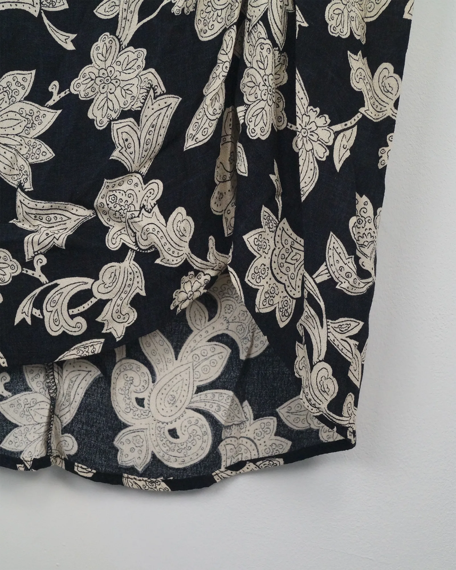 Falda larga estampada