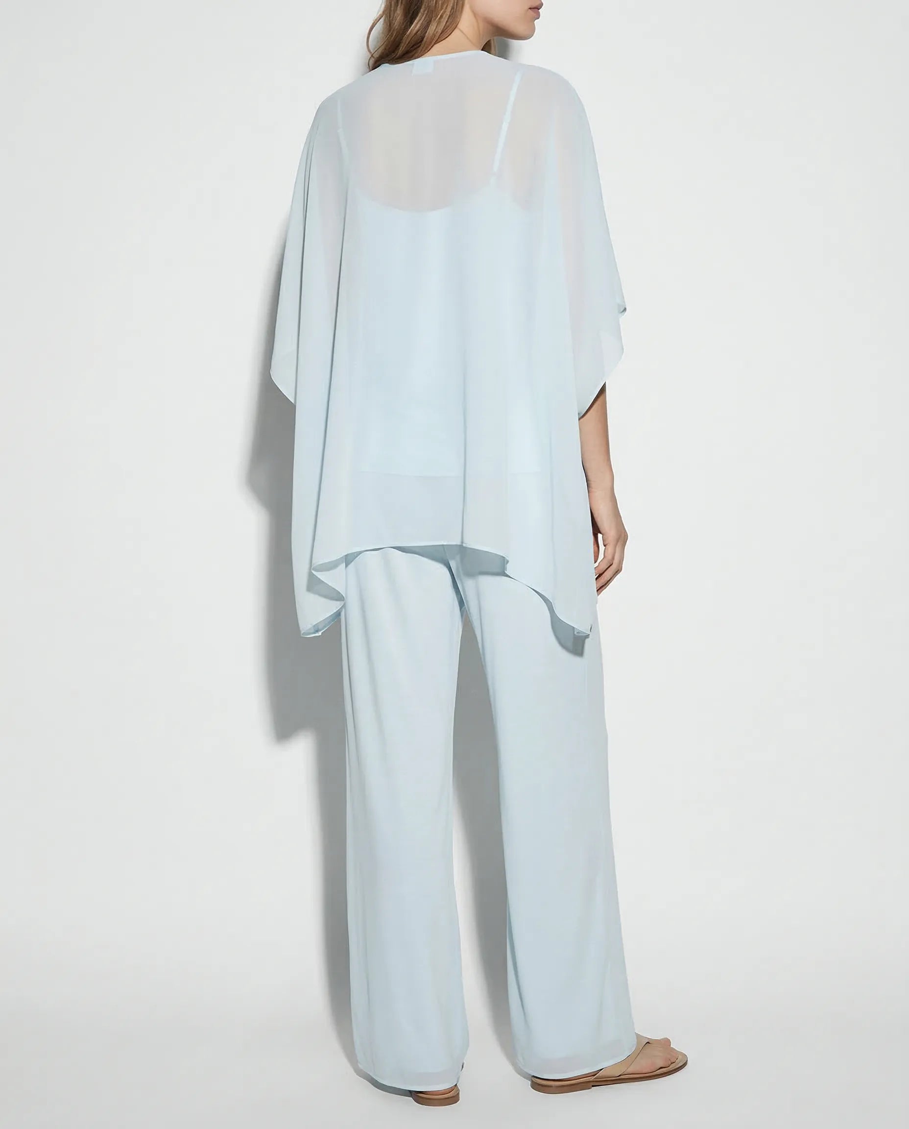 Mono largo verde agua con casaca