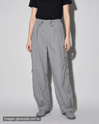 Pantalón cargo gris