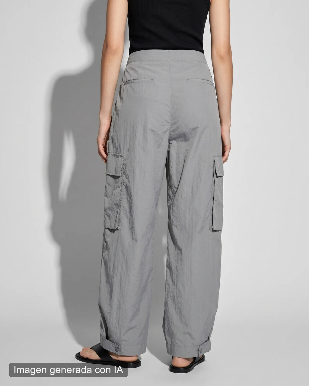 Pantalón cargo gris
