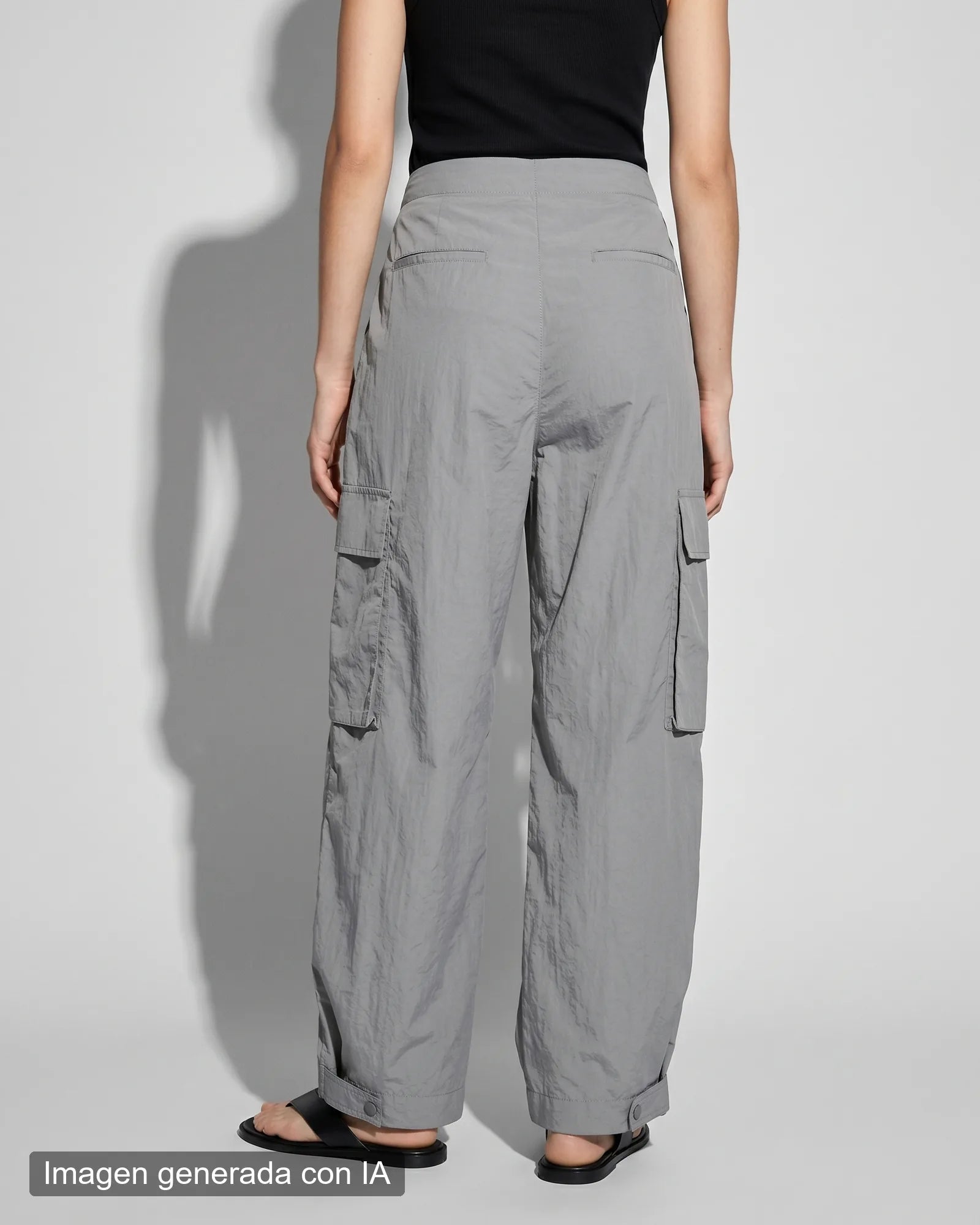 Pantalón cargo gris