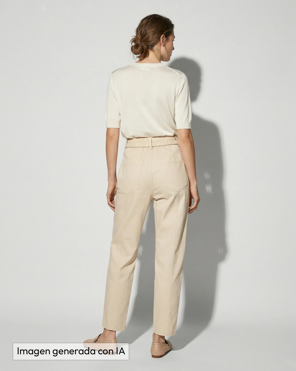 Pantalón crema