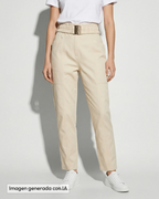 Pantalón crema