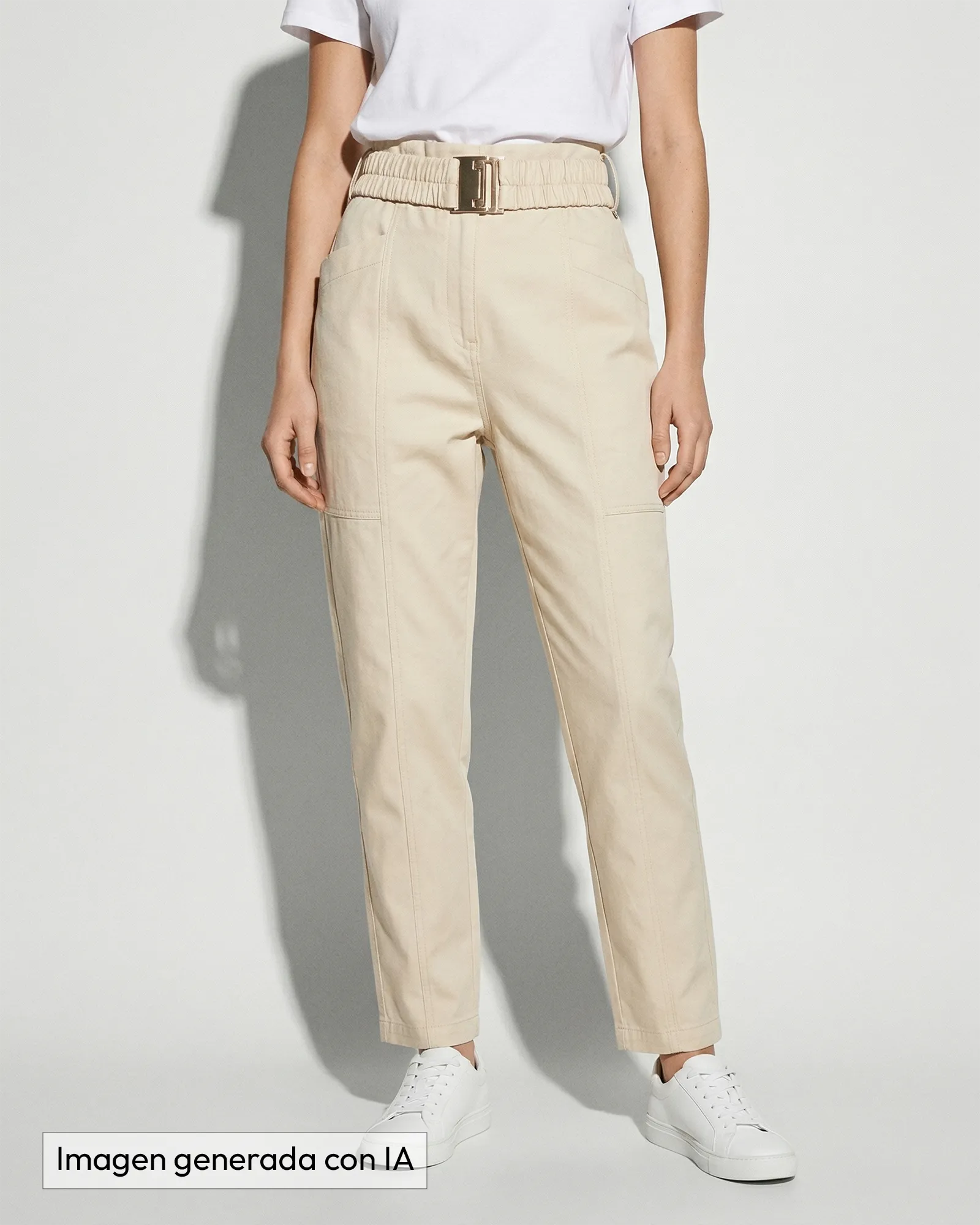 Pantalón crema