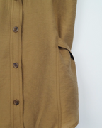 Top halter marrón