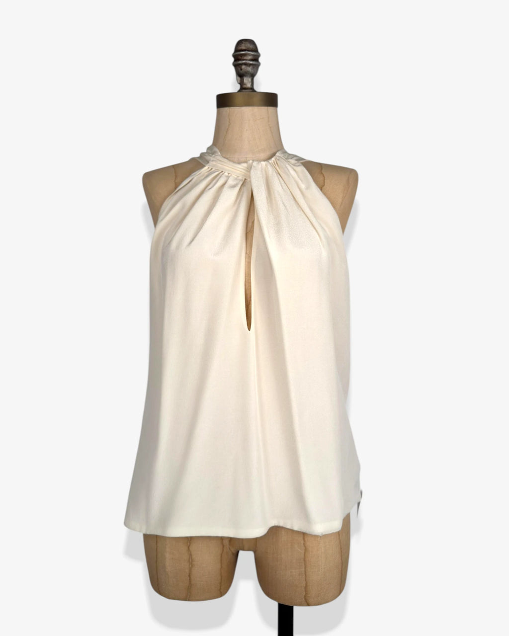 Top de seda halter