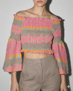 Top multicolor panal abeja