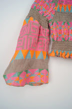 Top multicolor panal abeja
