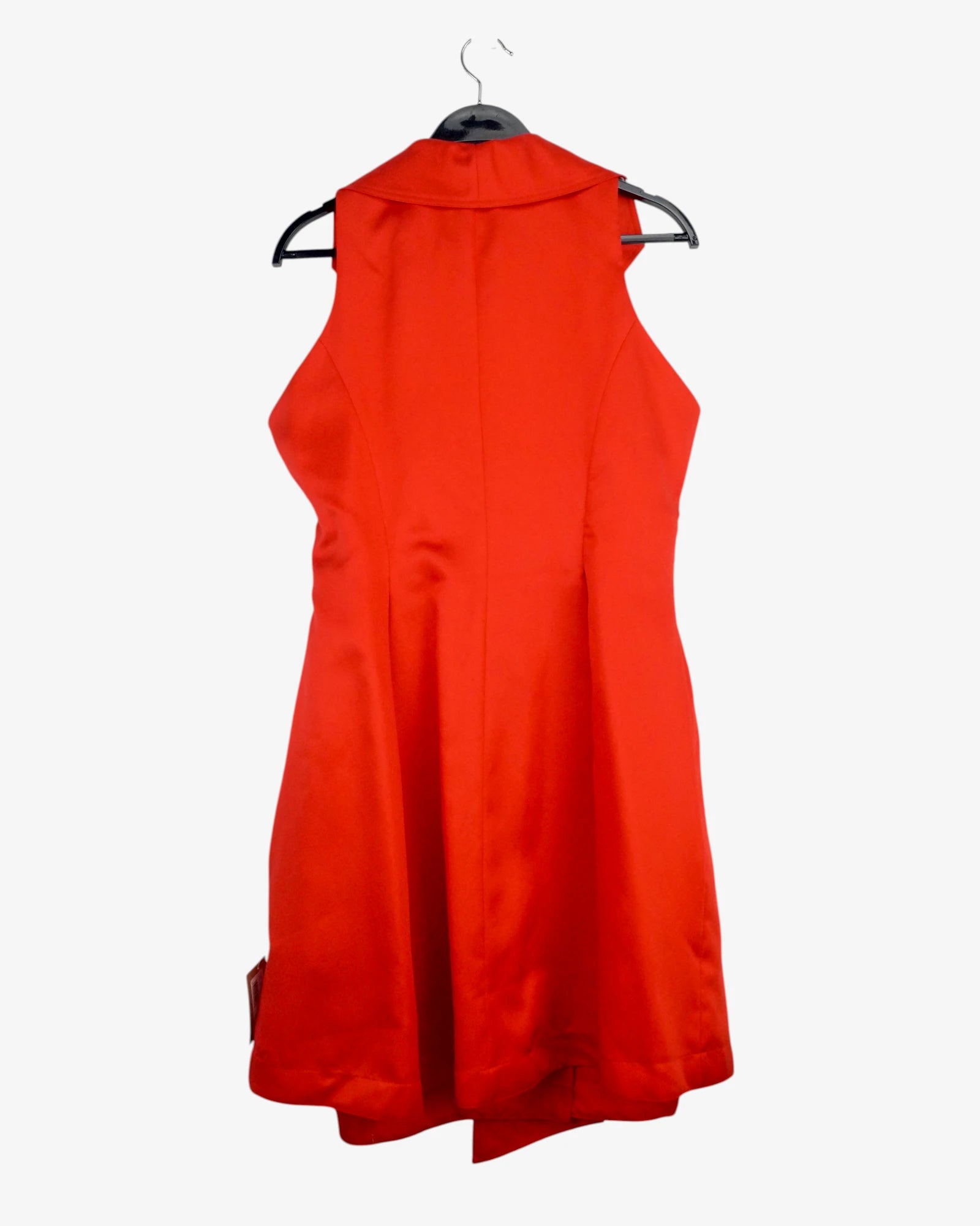 Vestido rígido rojo