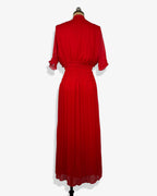 Vestido largo de gasa