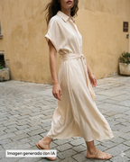 Vestido largo Labrado