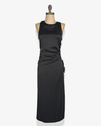 Vestido largo lunares