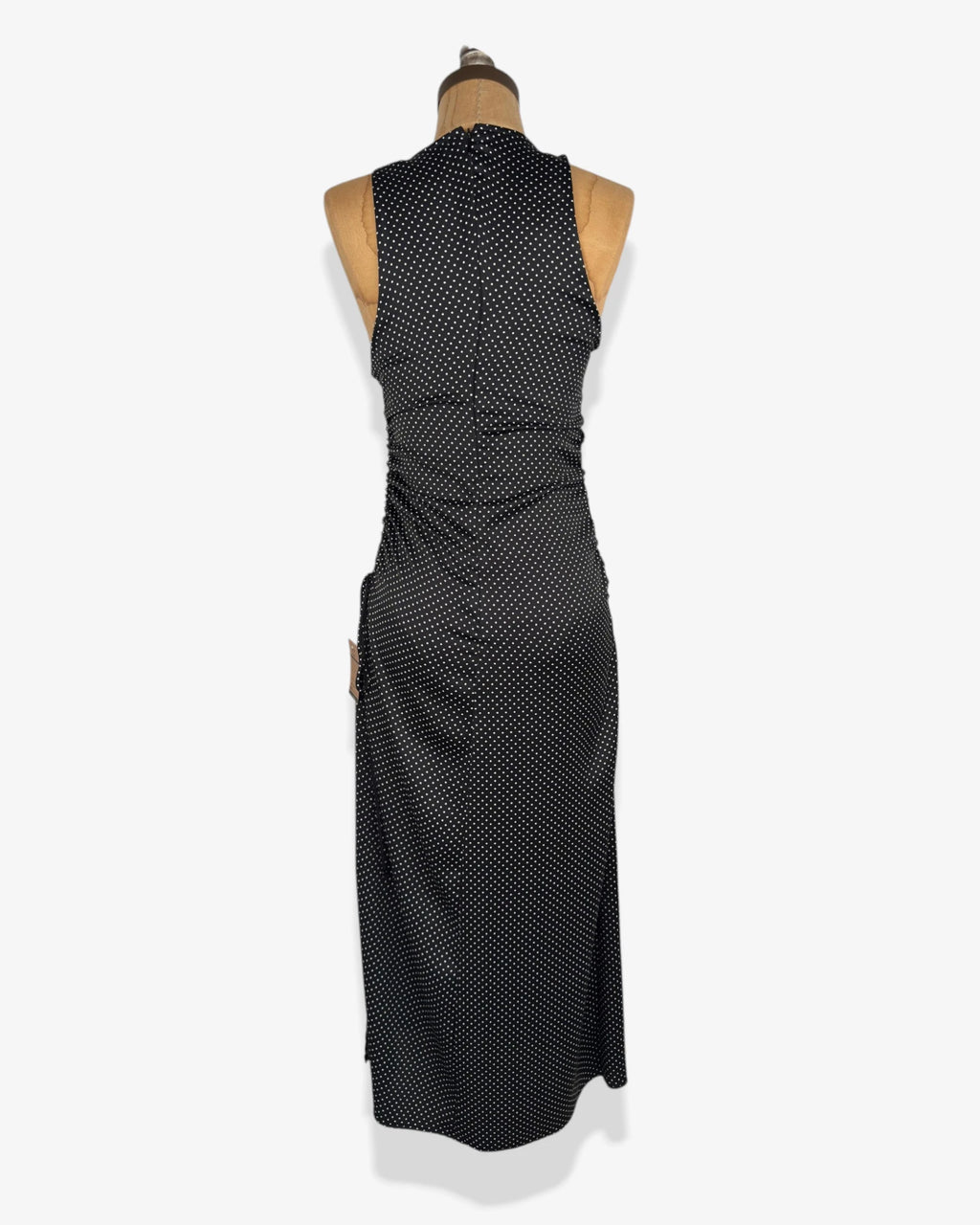 Vestido largo lunares