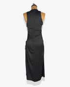 Vestido largo lunares