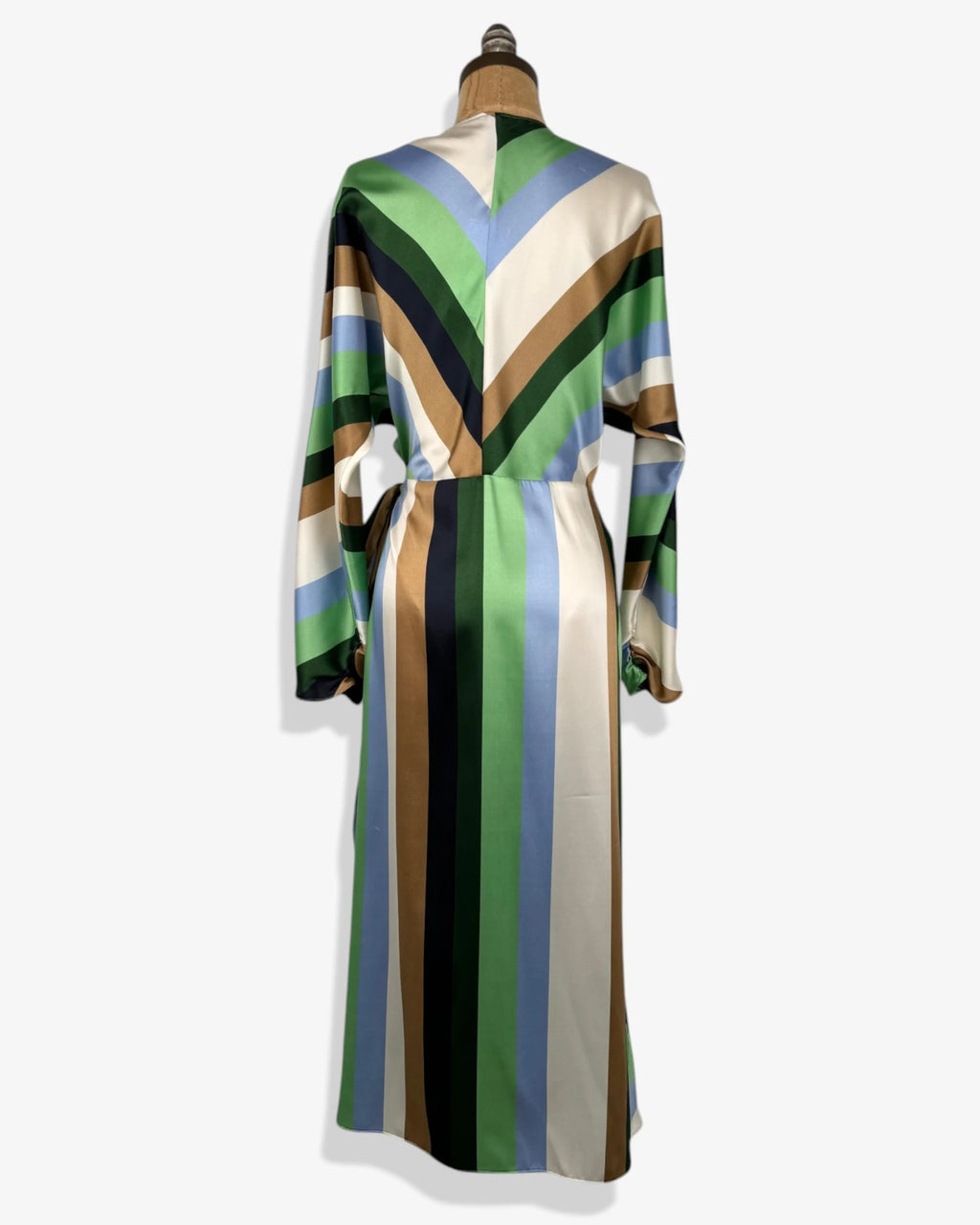 Vestido largo satén