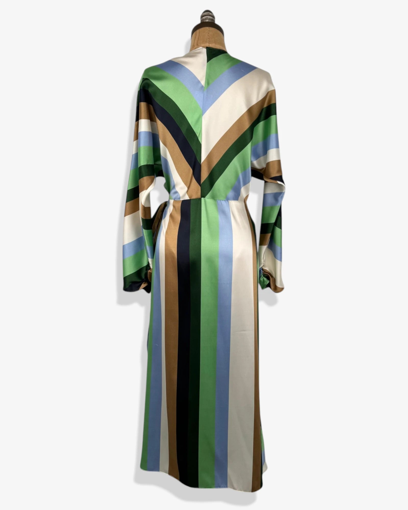 Vestido largo satén