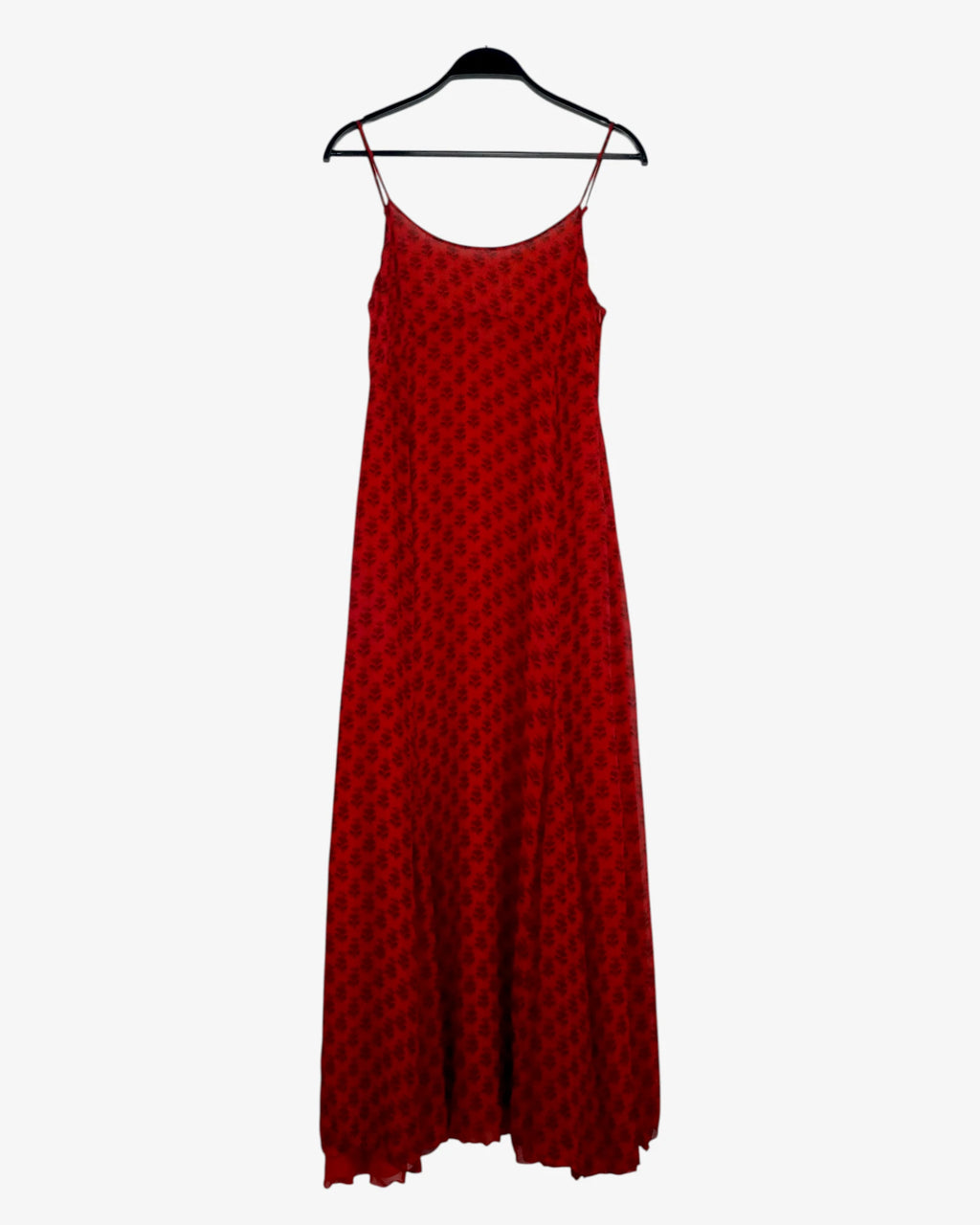 Vestido largo solera rojo