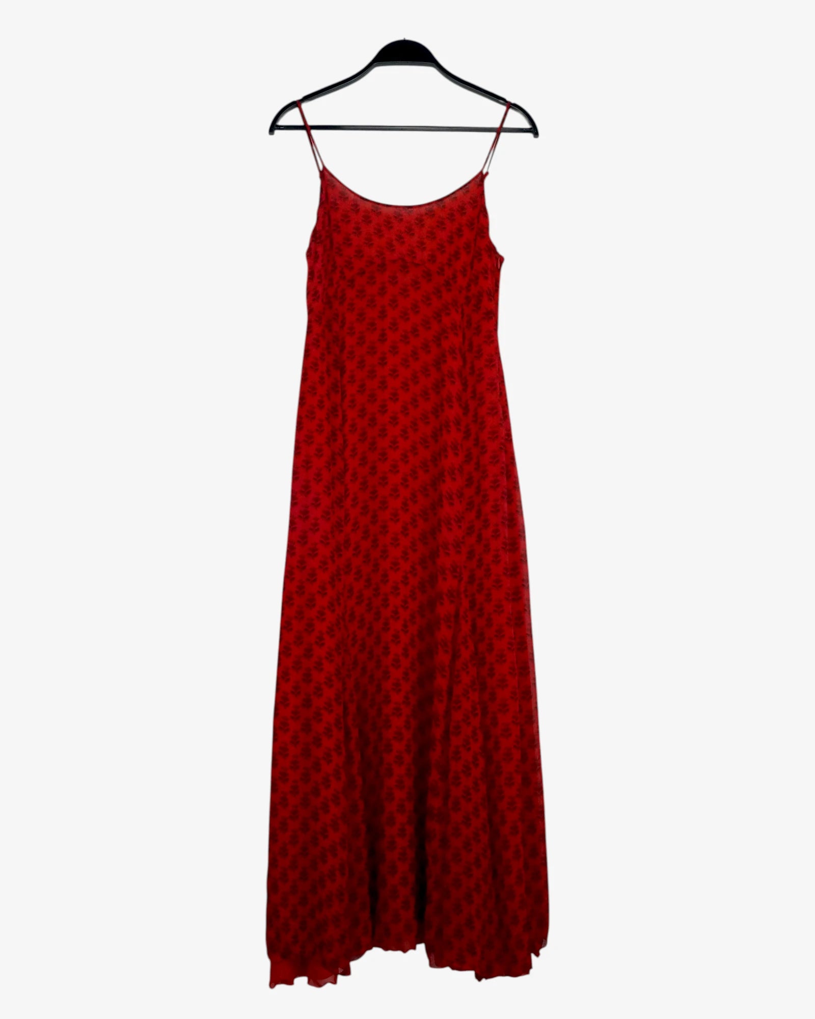 Vestido largo solera rojo