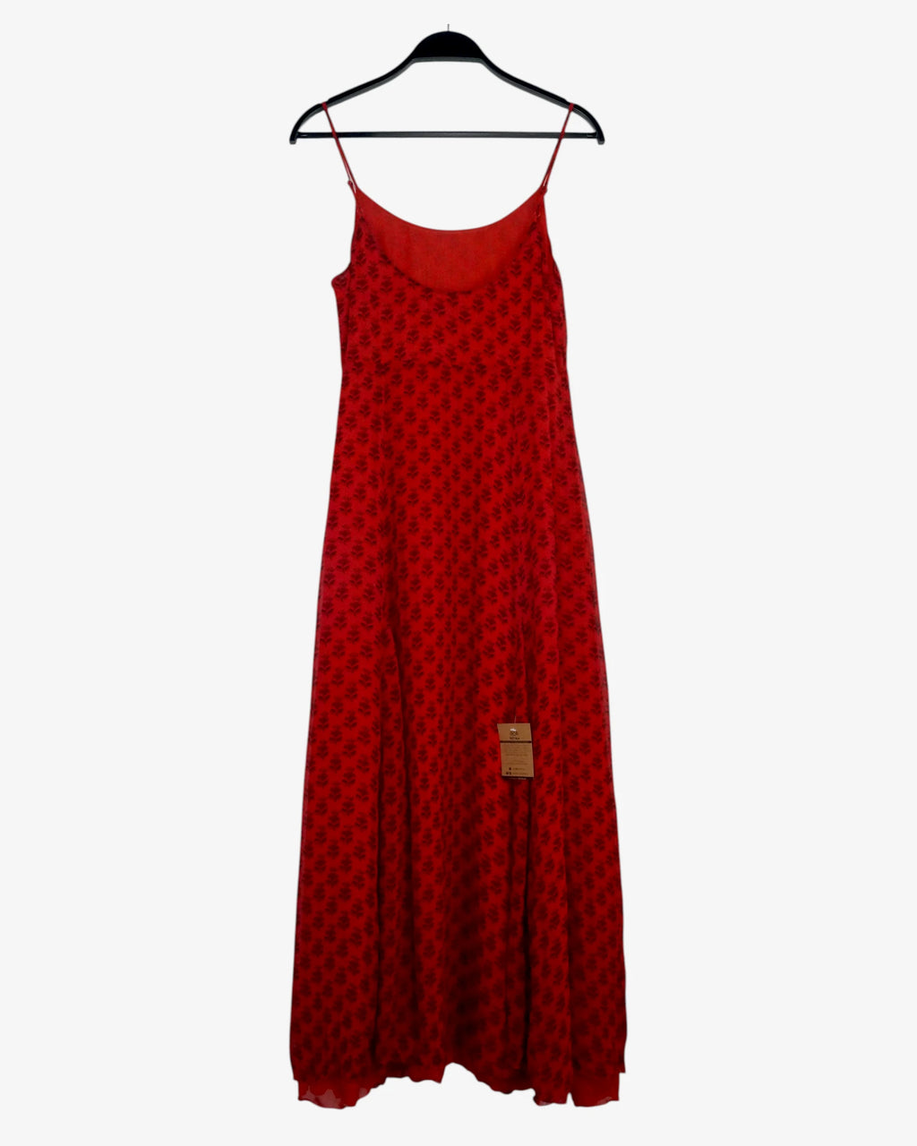 Vestido largo solera rojo
