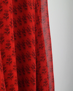 Vestido largo solera rojo